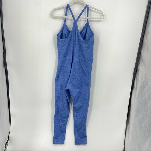 Aerie Offline The Hugger Jumpsuit Blue Lion One Piece Workout Bodysuit Pocket XL - Picture 3 of 6
